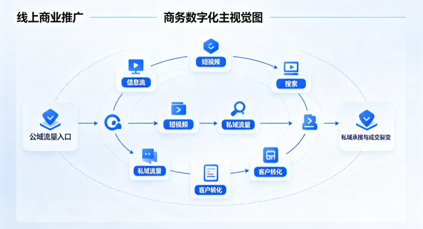 华亭县线上商业推广怎么做？全域流量闭环搭建与低成本转化实战指南